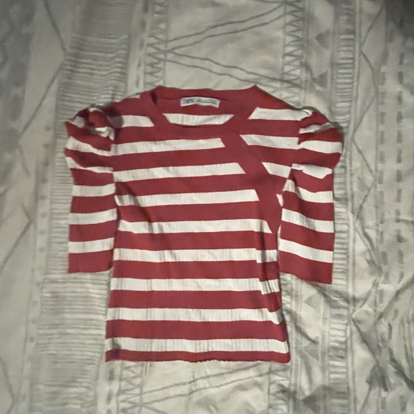 Red and white Zara top - Picture 1 of 3